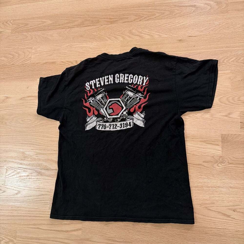 Matco Tools Steven Gregory Engine Builder Graphic Black T-Shirt